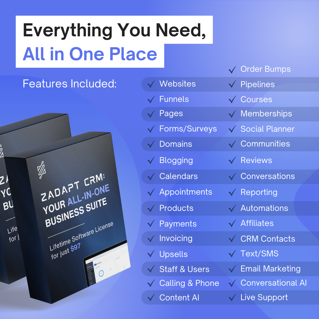 Zadapt CRM Software