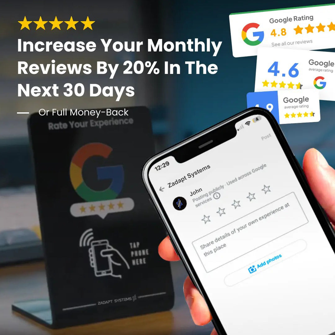 Zadapt Google Review Stand